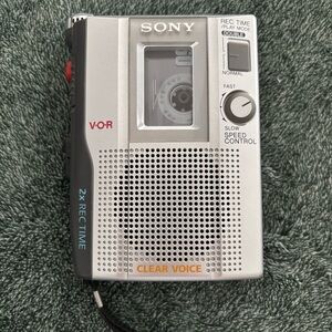 Sony Microcassette Voice Recorder with Clear Voice